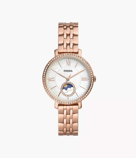 Fossil Jacqueline de dama banda de metal – ES5165