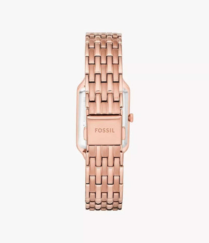 Fossil Raquel para dama pulsera de metal cuadrado – ES5271