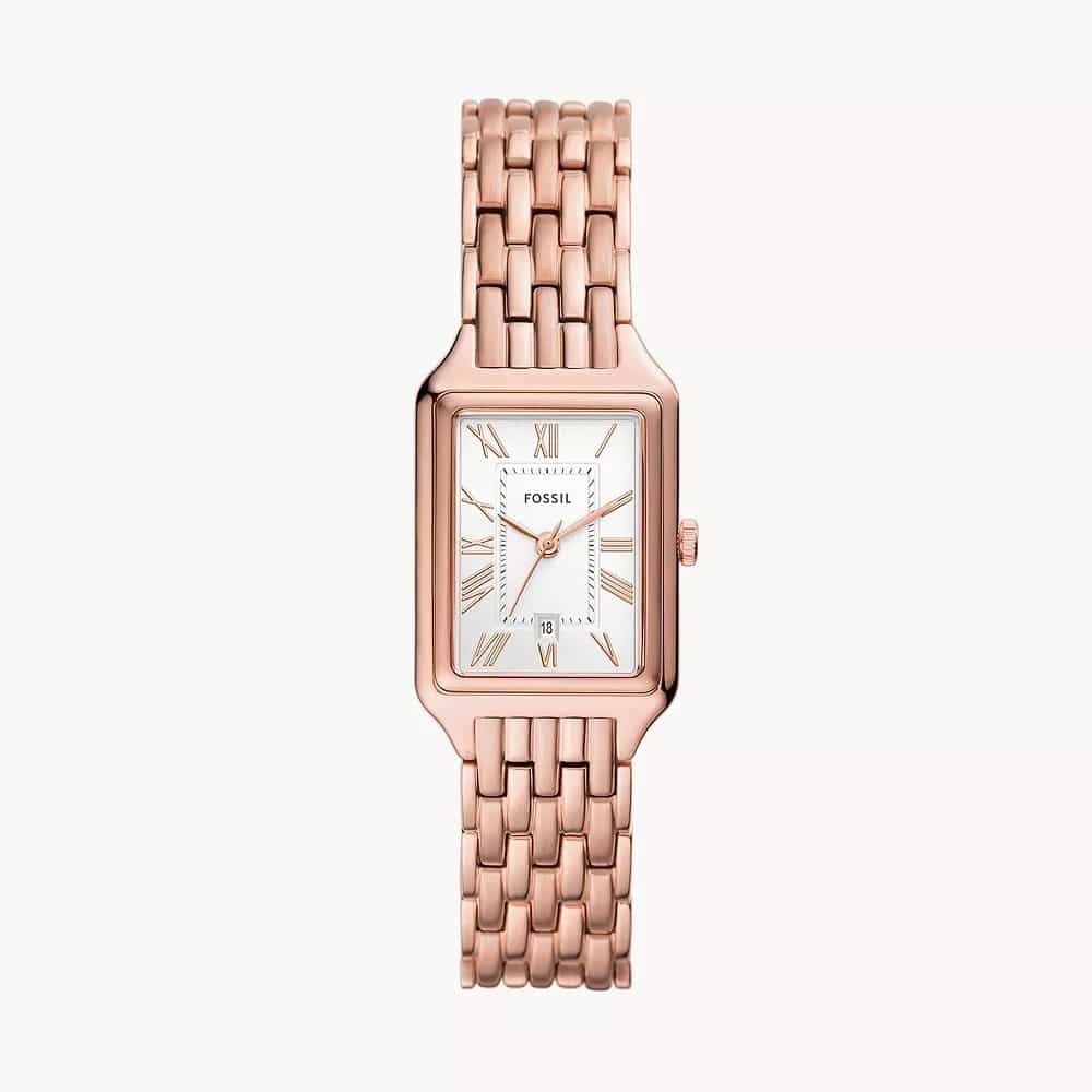 Fossil Raquel para dama pulsera de metal cuadrado – ES5271