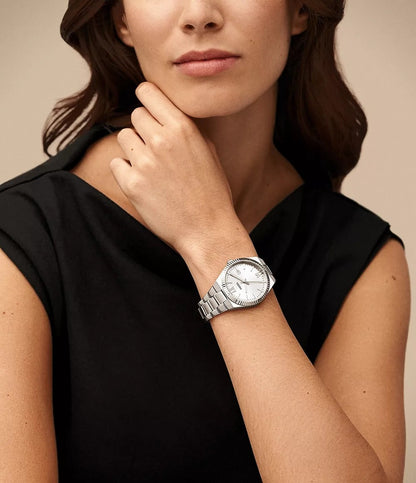 Fossil Scarlette para ddama pulsera de acero inoxidable – ES5300