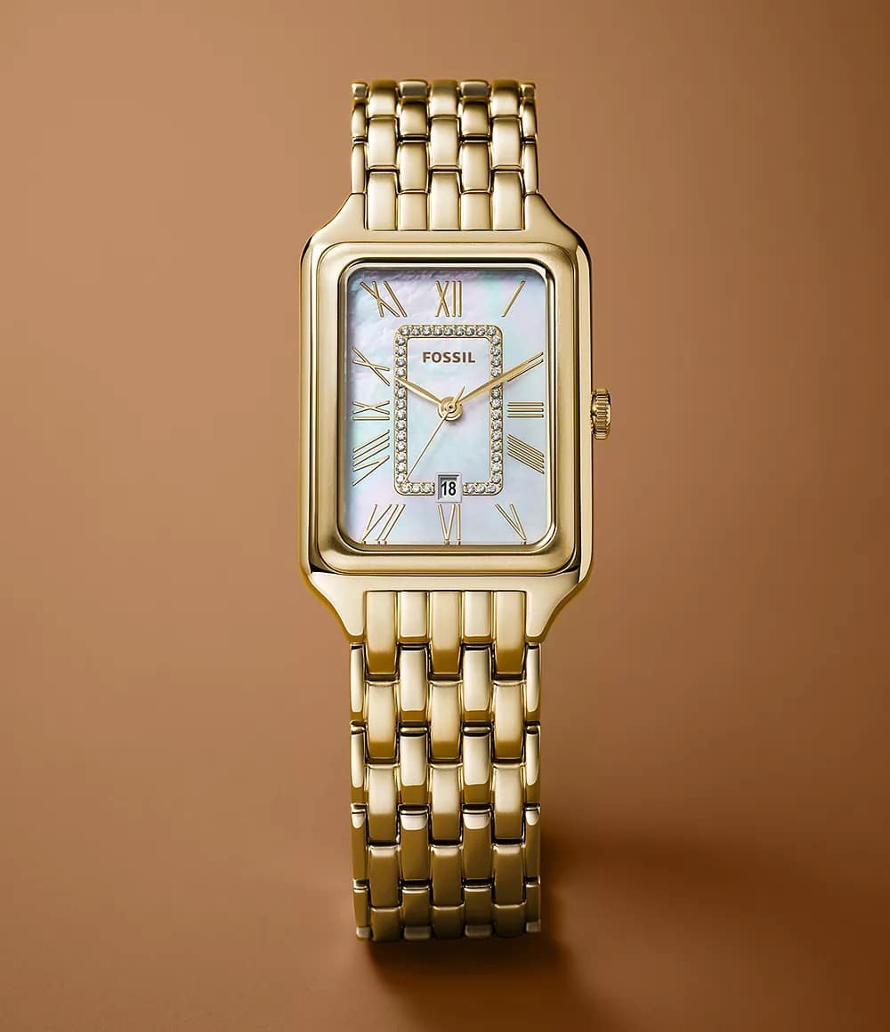 Fossil Raquel para mujer pulsera de metal cuadrado – ES5304