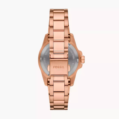 Fossil Blue Dive de dama correa de metal – ES5371