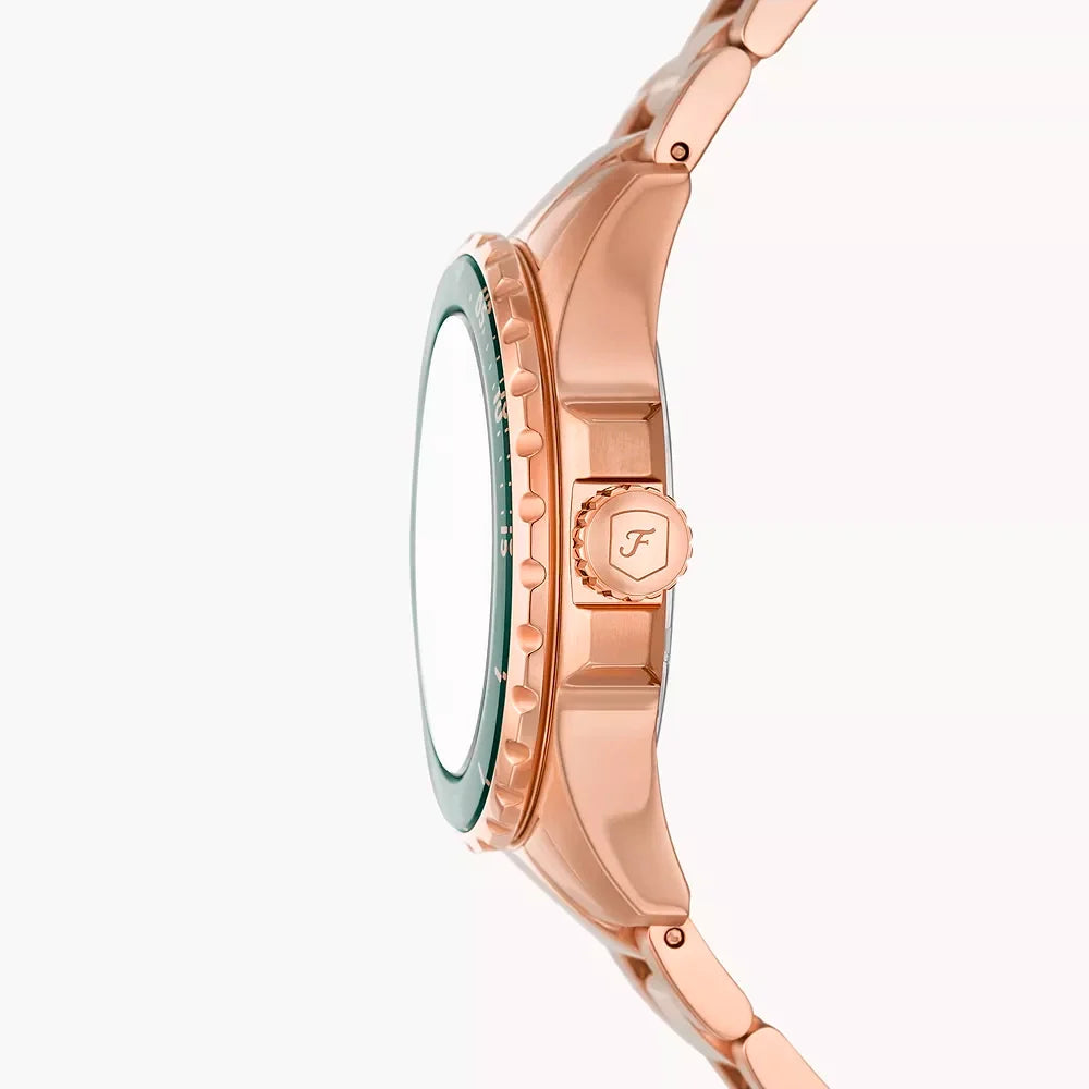 Fossil Blue Dive de dama correa de metal – ES5371