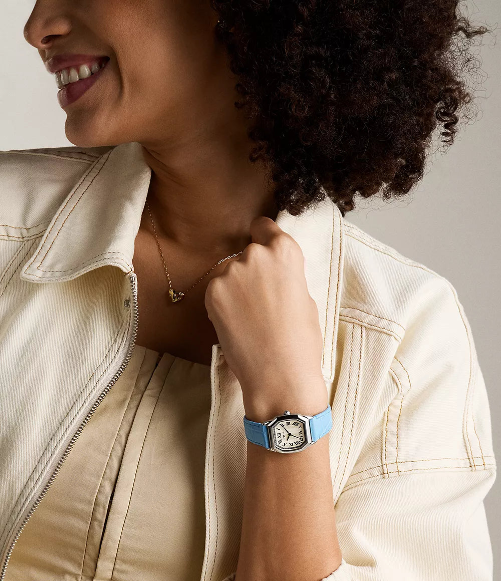 Fossil Harlow de dama correa de piel 27 mm – ES5405