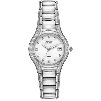 EW0970-51B Reloj Citizen Eco-Drive Silhouette de dama correa de metal
