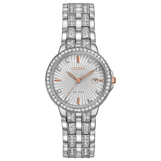 Citizen  Silhouette de mujer correa de metal Eco-Drive – EW2340-58A