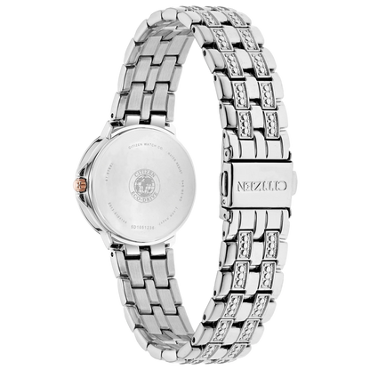 EW2340-58A Reloj Citizen  Silhouette de mujer correa de metal Eco-Drive