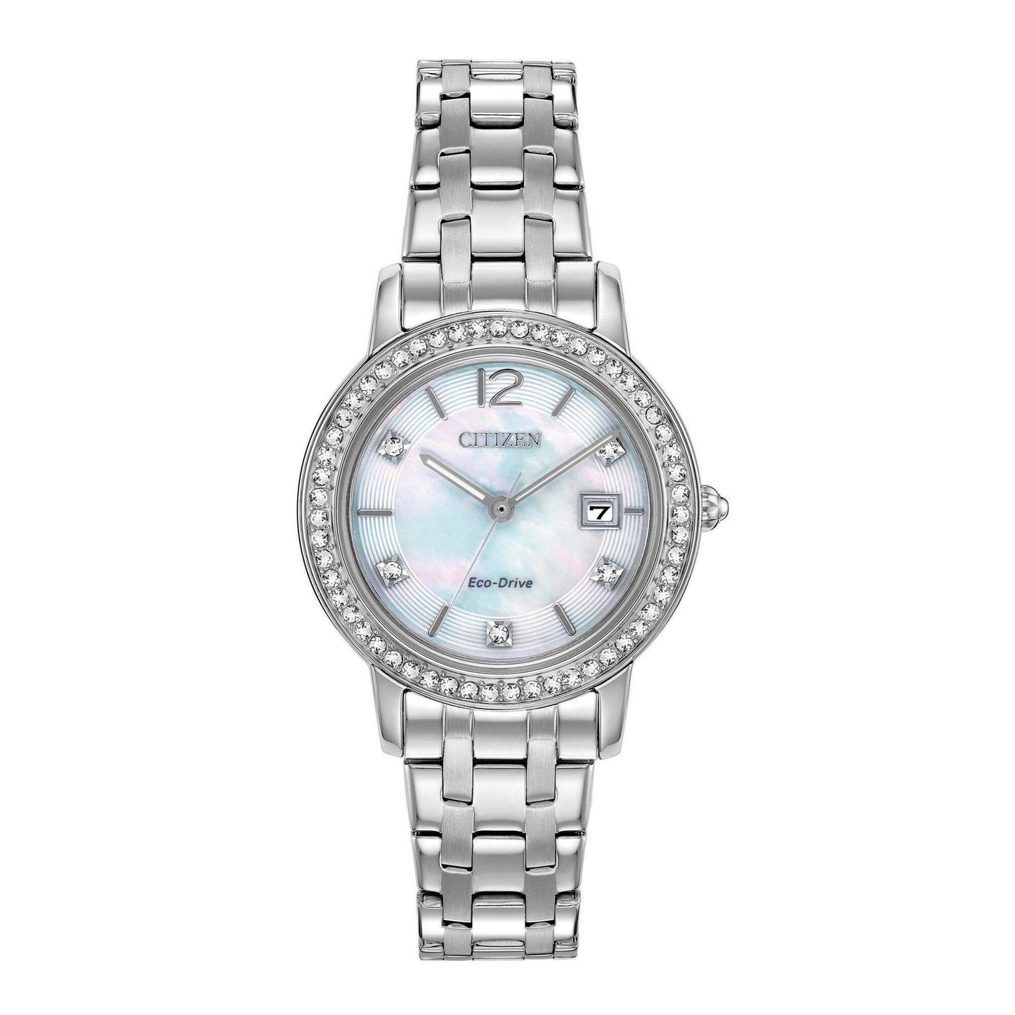 FE1180-65D Reloj Citizen Citizen Silhouette eco-drive de dama banda de metal Eco-Drive