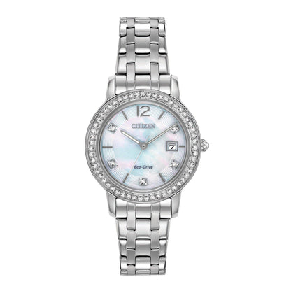 FE1180-65D Reloj Citizen Citizen Silhouette eco-drive de dama banda de metal Eco-Drive