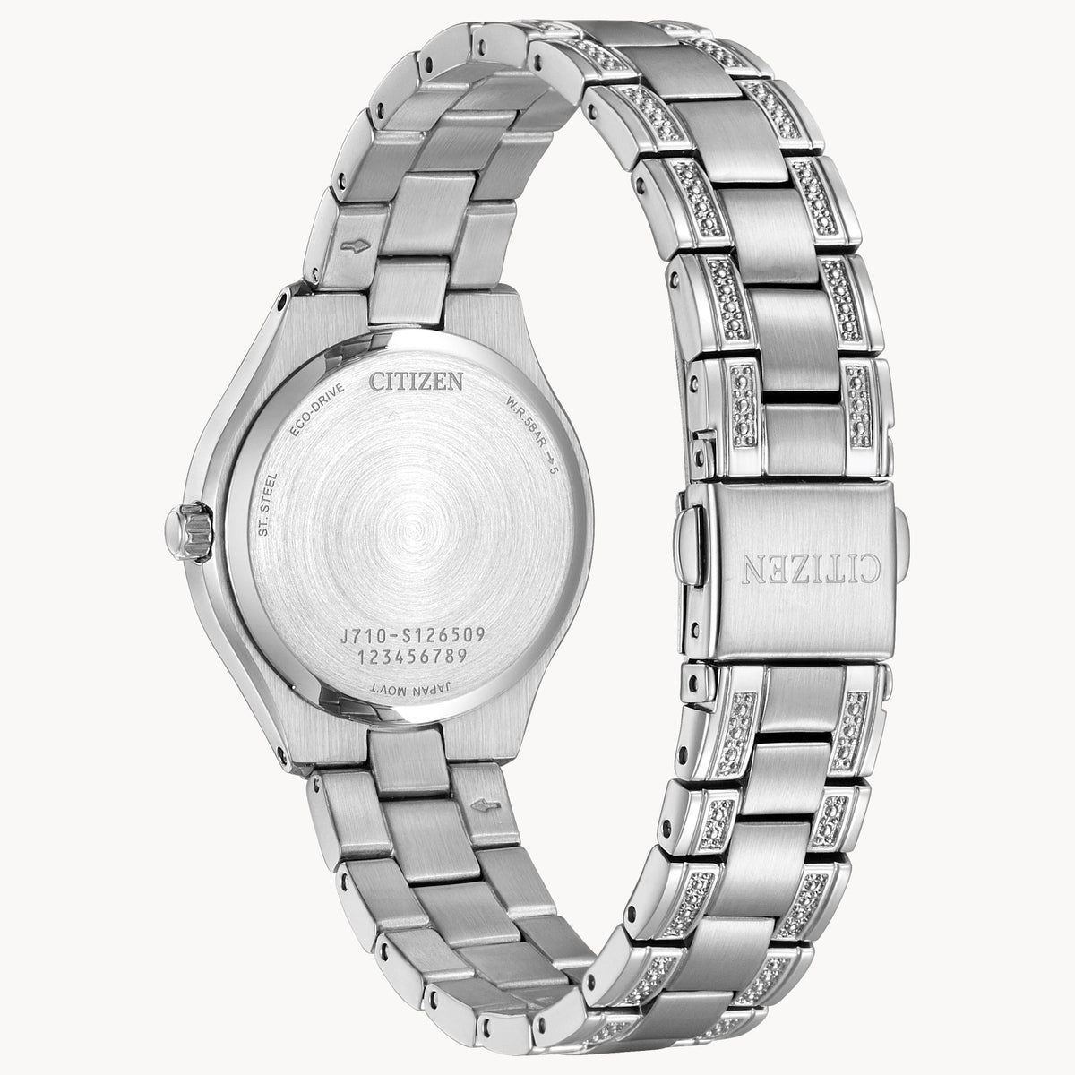 Citizen Eco-Drive de dama correa de metal – FE1230-51X