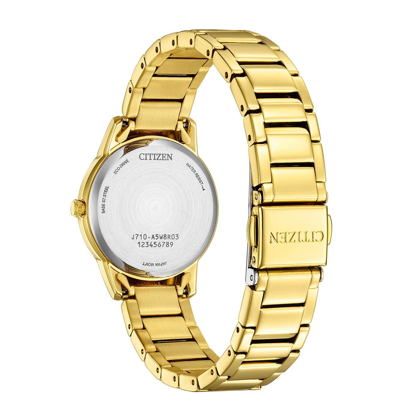 Citizen Eco-drive para dama correa de acero inoxidable – FE1242-78D