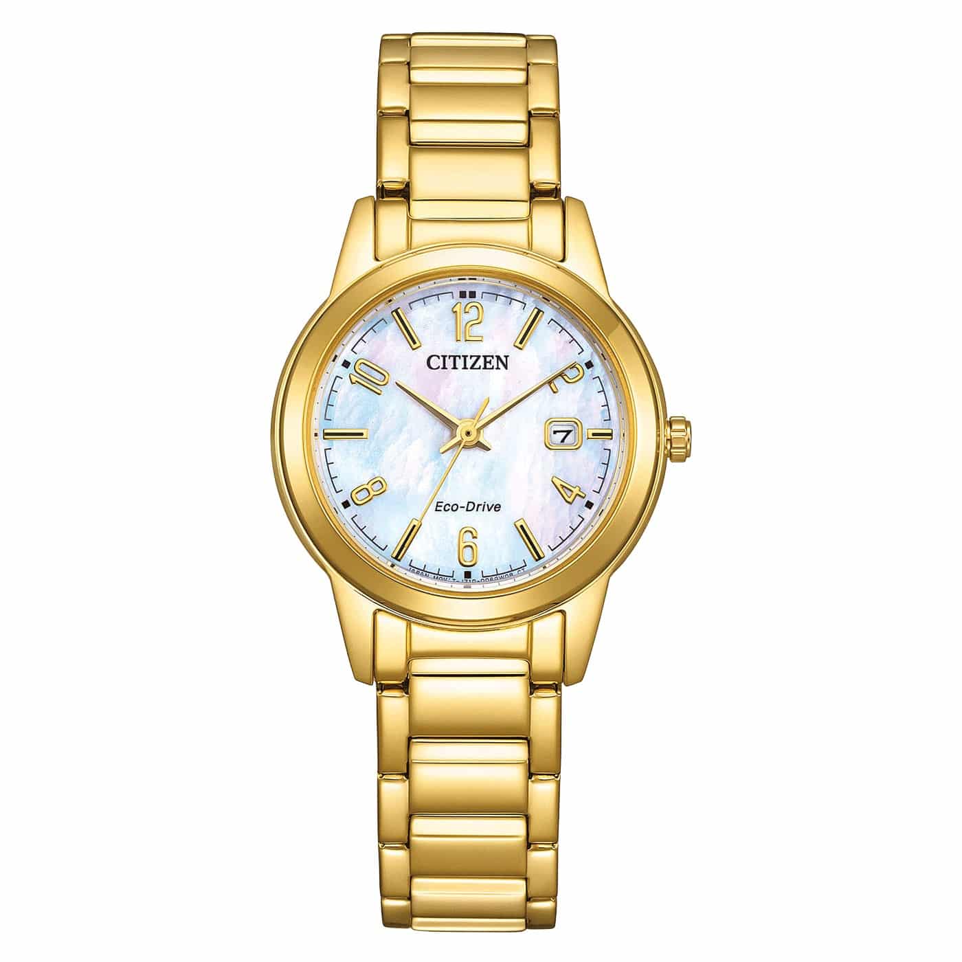 Citizen Eco-drive para dama correa de acero inoxidable – FE1242-78D