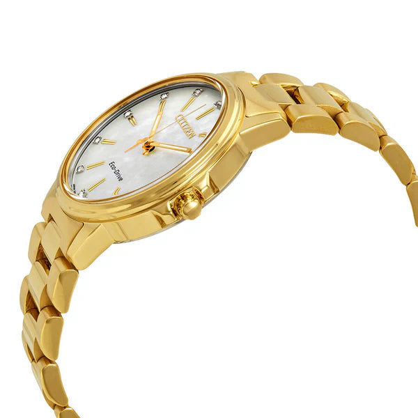 Citizen Chandler de dama pulsera de metal Eco-drive – FE7032-51D