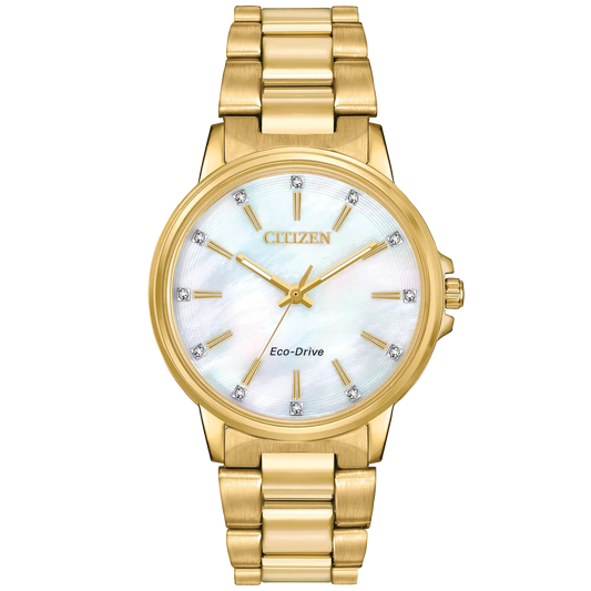 Citizen Chandler de dama pulsera de metal Eco-drive – FE7032-51D
