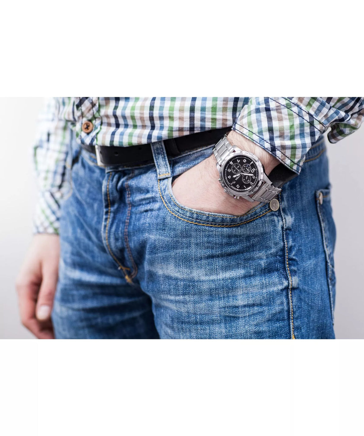 Fossil Dean de hombre pulsera de metal 45 mm – FS4542
