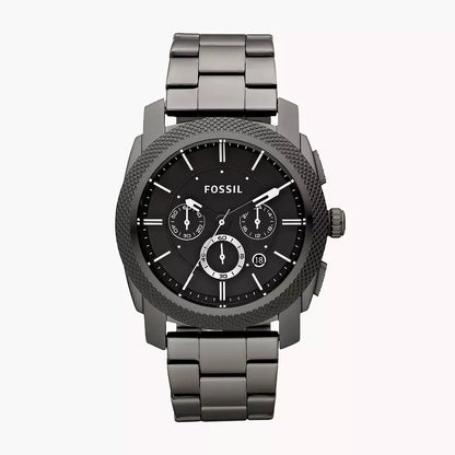 Fossil Machine de hombre banda de metal – FS4662