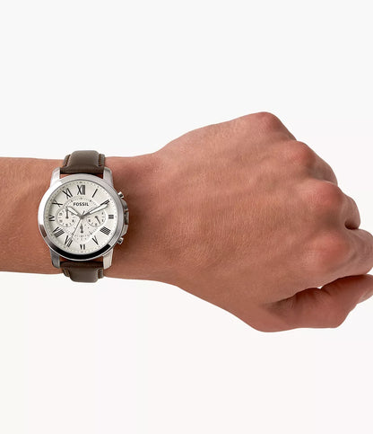 Fossil Grant de hombre pulsera cuero – FS4735