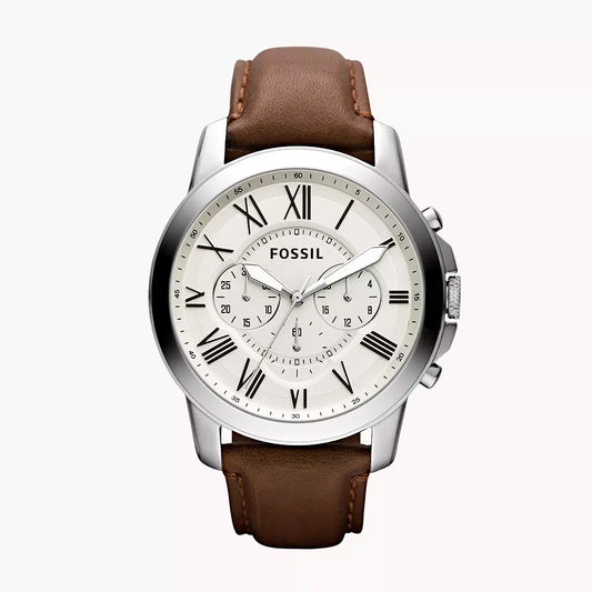 Fossil Grant de hombre pulsera cuero – FS4735