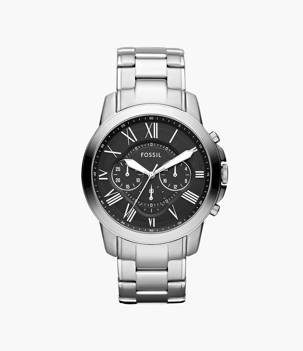 Fossil Grant de hombre correa de metal – FS4736