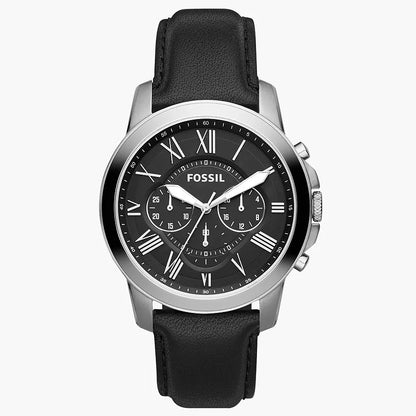 Fossil Grant de caballero pulsera de cuero – FS4812
