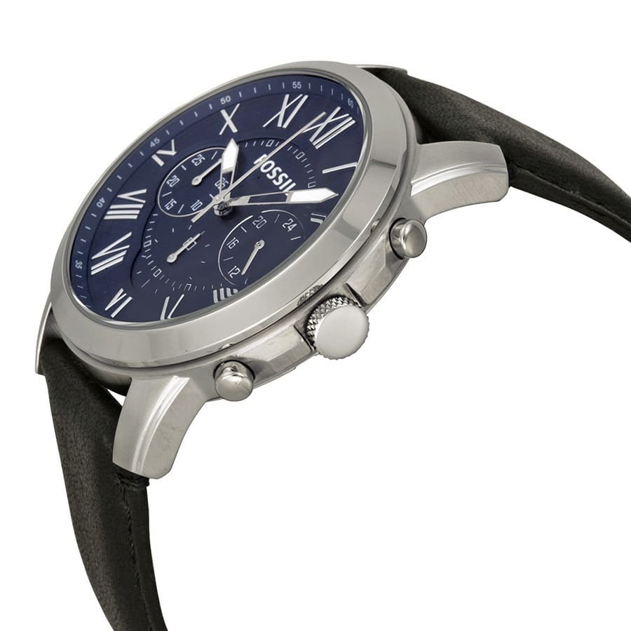 Fossil Grant de caballero pulsera de piel 44 mm – FS4990