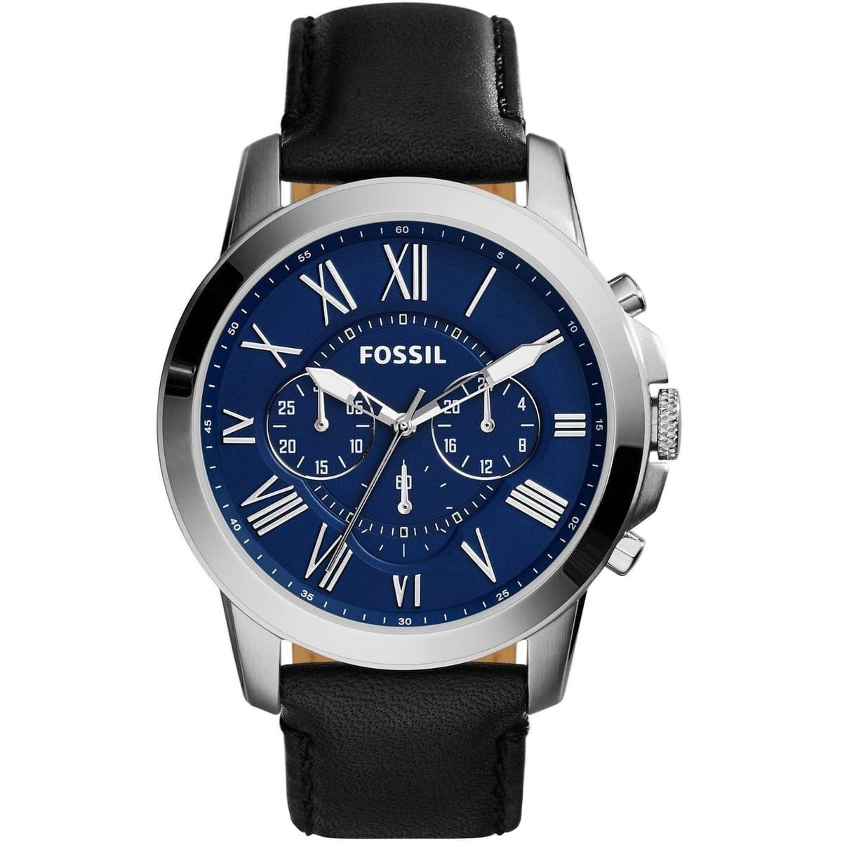 Fossil Grant de caballero pulsera de piel 44 mm – FS4990