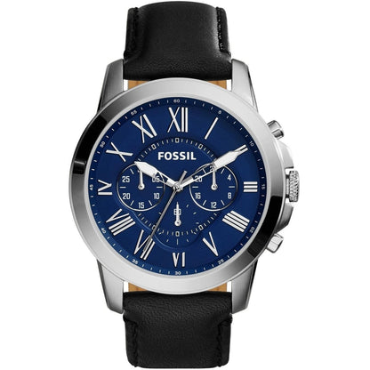 Fossil Grant de caballero pulsera de piel 44 mm – FS4990