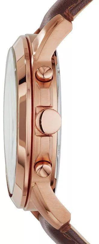 Fossil Grant de caballero banda de piel 44 mm – FS4991