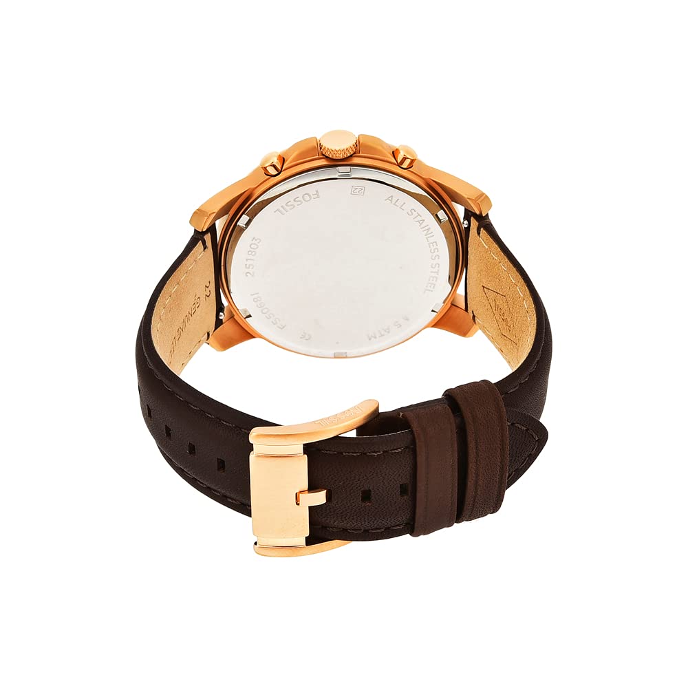 Fossil Grant de hombre correa de cuero – FS5068