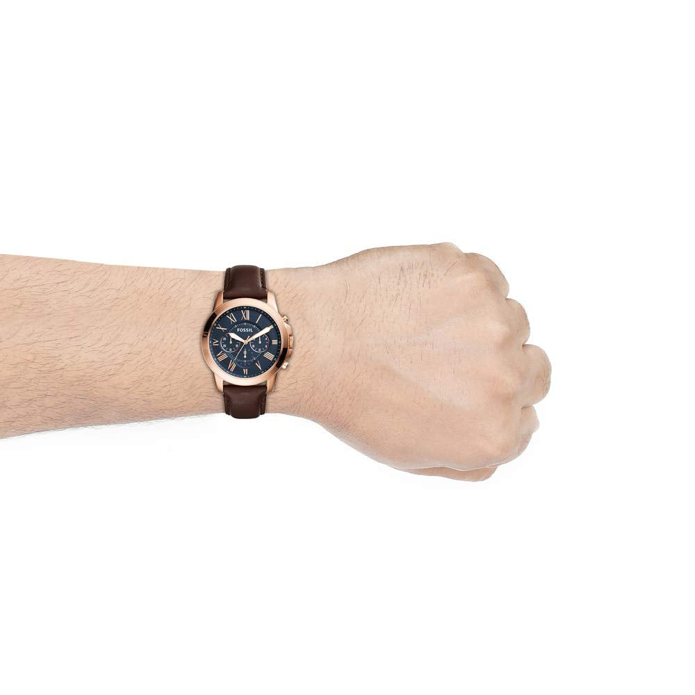 Fossil Grant de hombre correa de cuero – FS5068