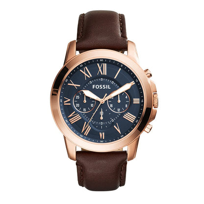 Fossil Grant de hombre correa de cuero – FS5068
