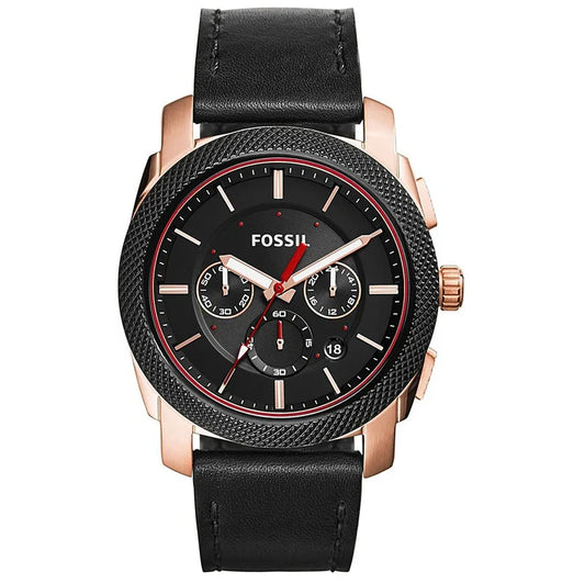 Fossil Machine de hombre pulsera de piel 46 mm – FS5120