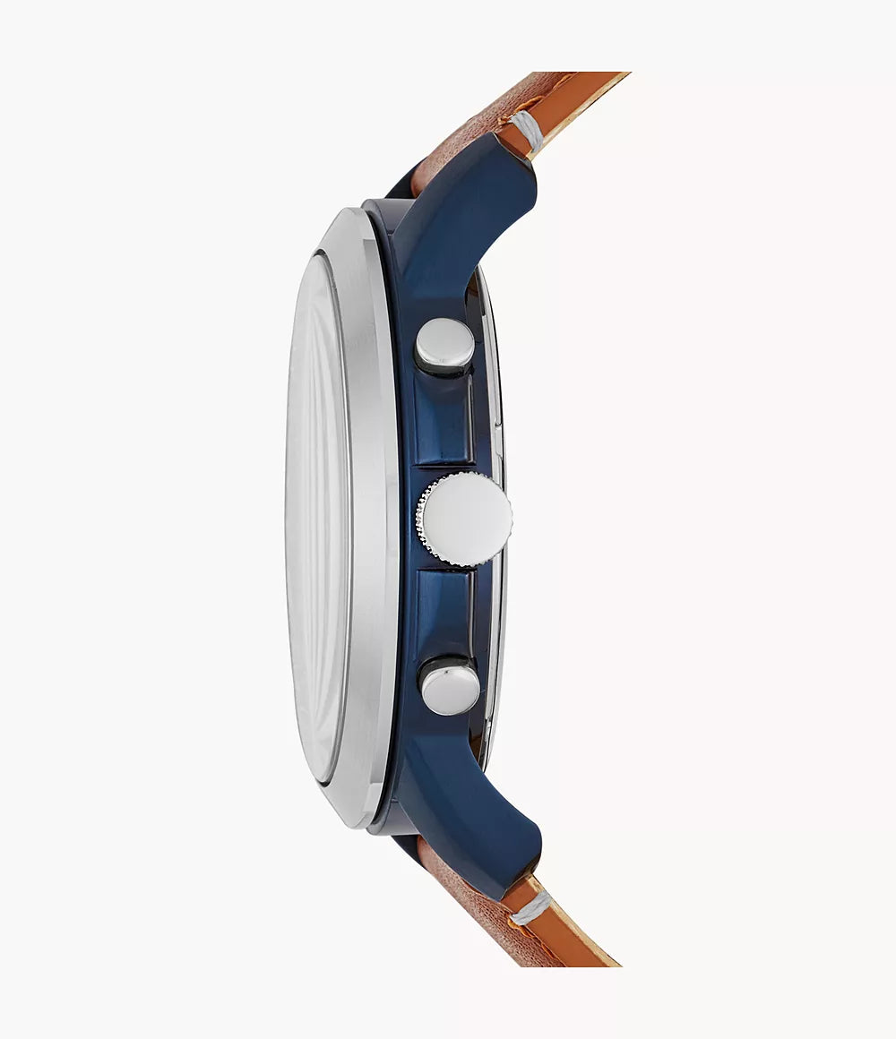 Fossil Grant de hombre pulsera de piel 44 mm – FS5151