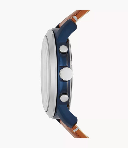 Fossil Grant de hombre pulsera de piel 44 mm – FS5151