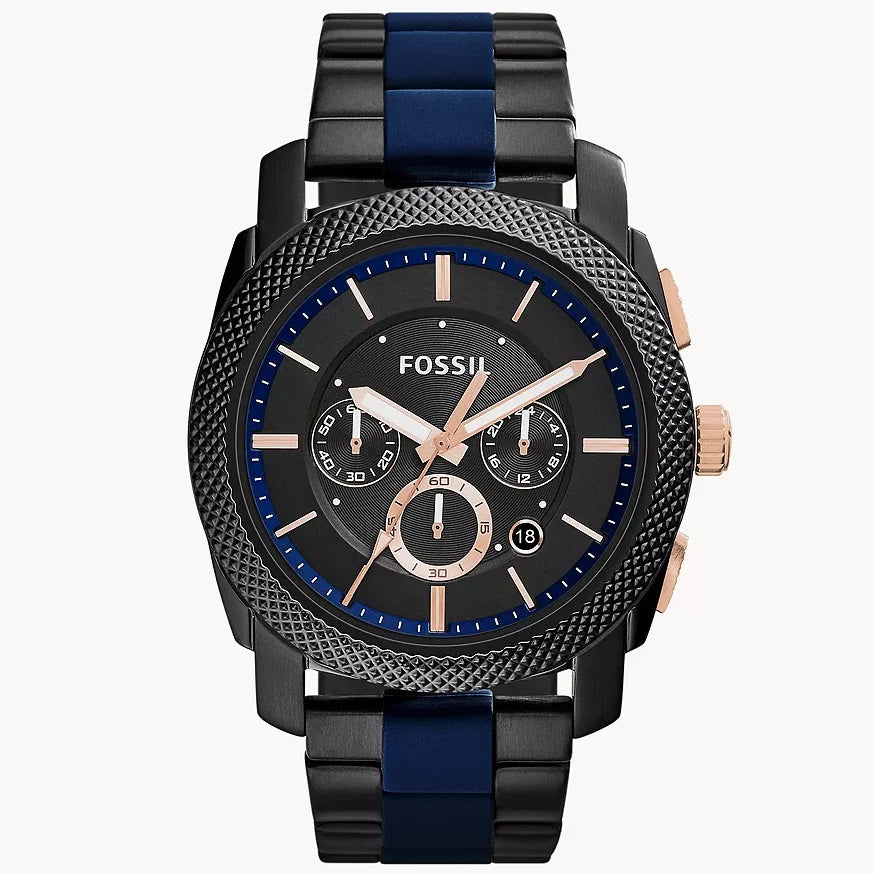 Fossil Machine de hombre pulsera de metal 45 mm – FS5164