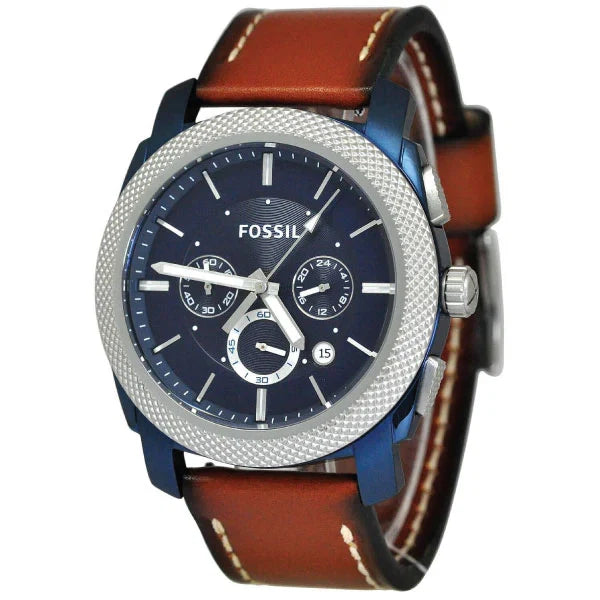Fossil Fossi Machine de hombre pulsera de cuero – FS5232