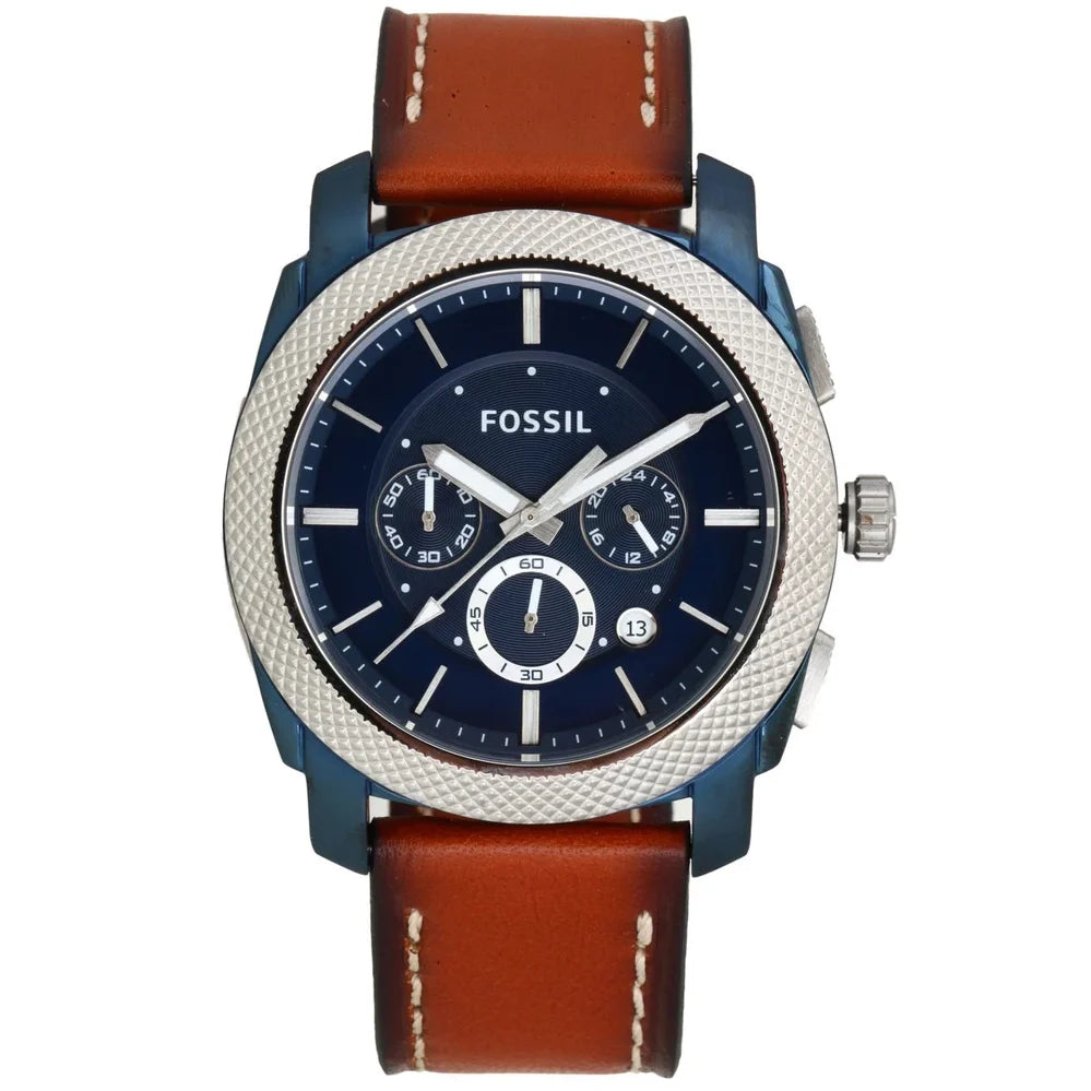 Fossil Fossi Machine de hombre pulsera de cuero – FS5232