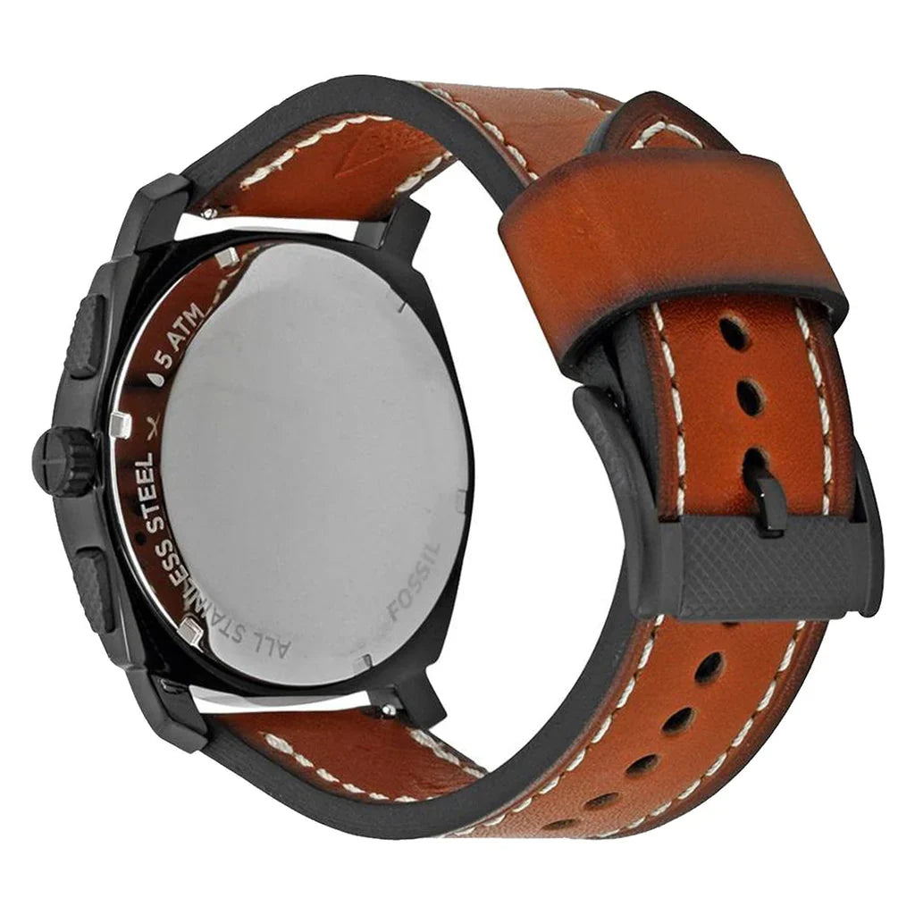 Fossil Machine de hombre pulsera de piel 46 mm – FS5234