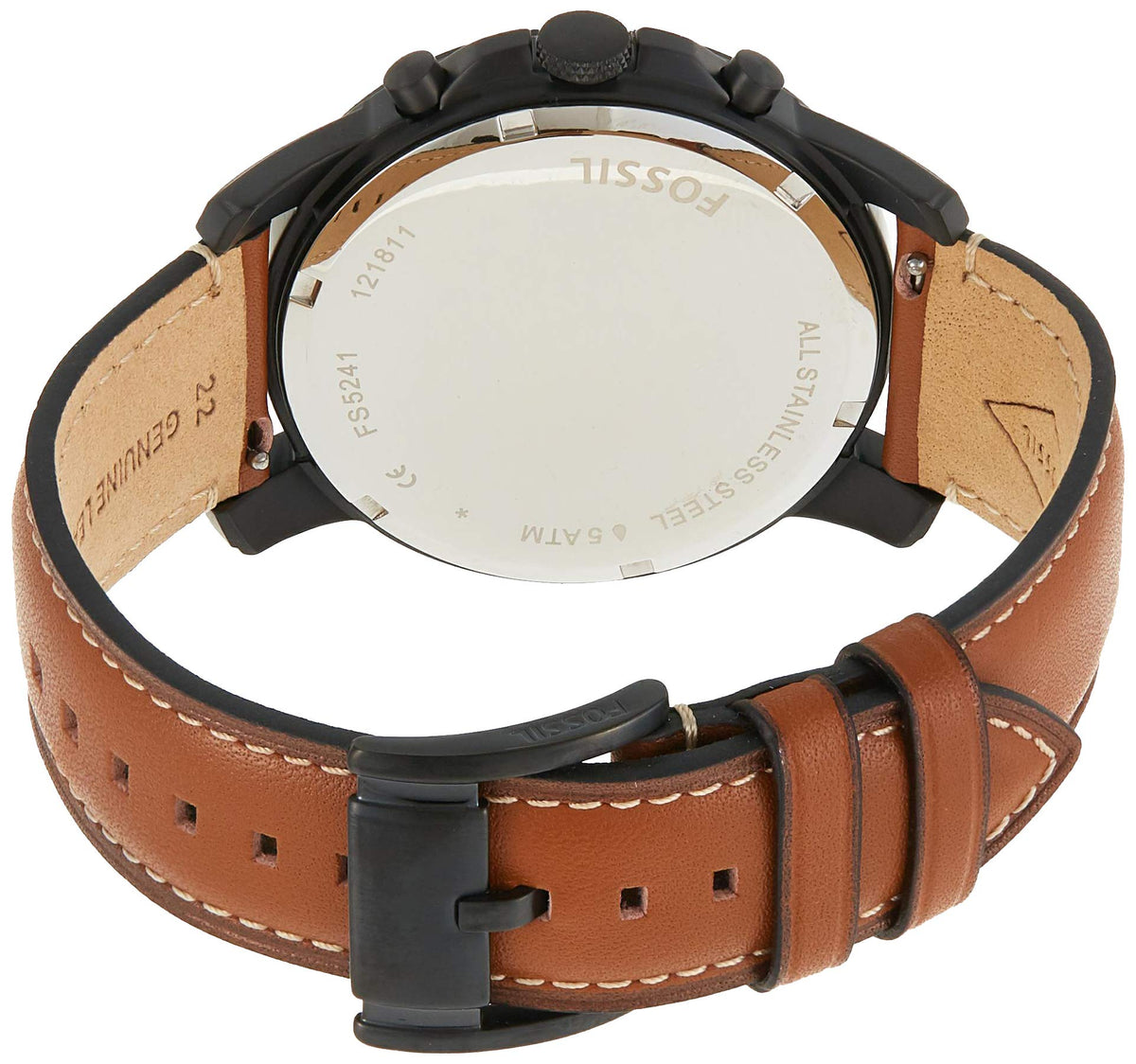 Fossil Grant de hombre correa de piel – FS5241