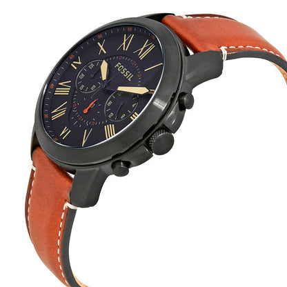 Fossil Grant de hombre correa de piel – FS5241