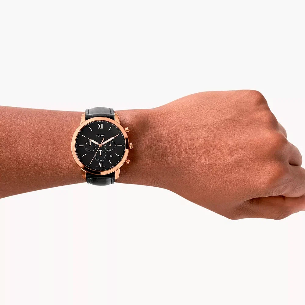Fossil Neutra de hombre pulsera de cuero 44 mm – FS5381