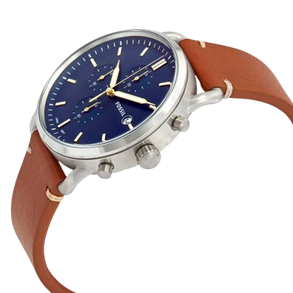 Fossil The Commuter Análogo de Cuero para Hombre – FS5401