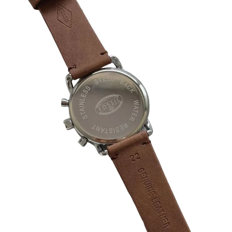 Fossil The Commuter de caballero correa de piel – FS5402