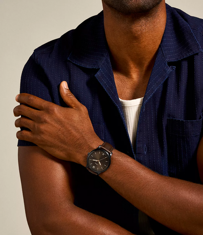 Fossil The Minimalist de hombre pulsera de cuero – FS5551