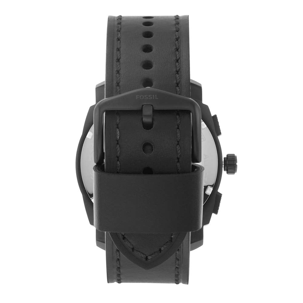 Fossil Machine de hombre pulsera de cuero 42 mm