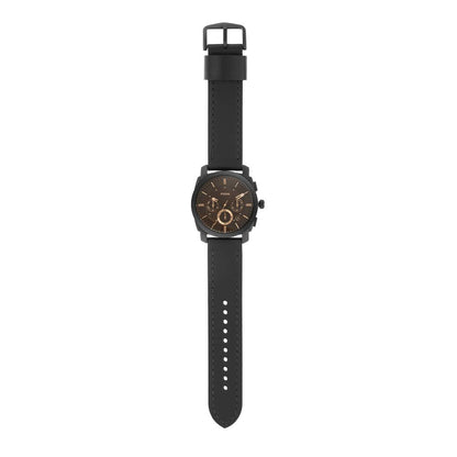 Fossil Machine de hombre pulsera de cuero 42 mm