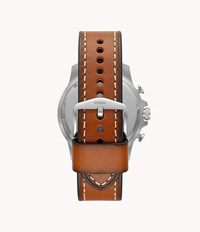 Fossil Bowman de hombre banda de cuero 46 mm – FS5602
