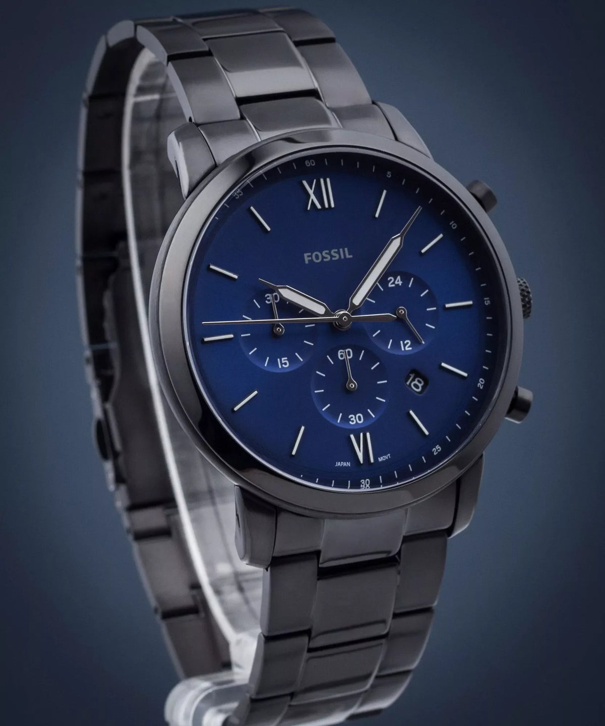 Fossil Neutra de hombre banda de metal – FS5698