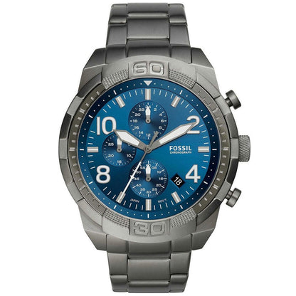 Fossil Bronson de caballero correa de acero inoxidable 50 mm – FS5711