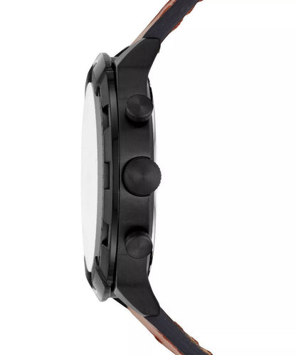 Fossil Bronson de hombre pulsera de cuero 50 mm – FS5714